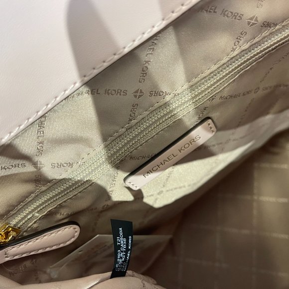 Michael Kors LG  Chain Backpack MK Vanilla Pink main image 11